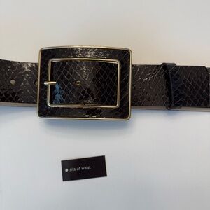 Banana Republic Brown Genuine Leather Embossed Belt size L